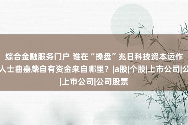 综合金融服务门户 谁在“操盘”兆日科技资本运作？币圈人士曲嘉麟自有资金来自哪里？|a股|个股|上市公司|公司股票